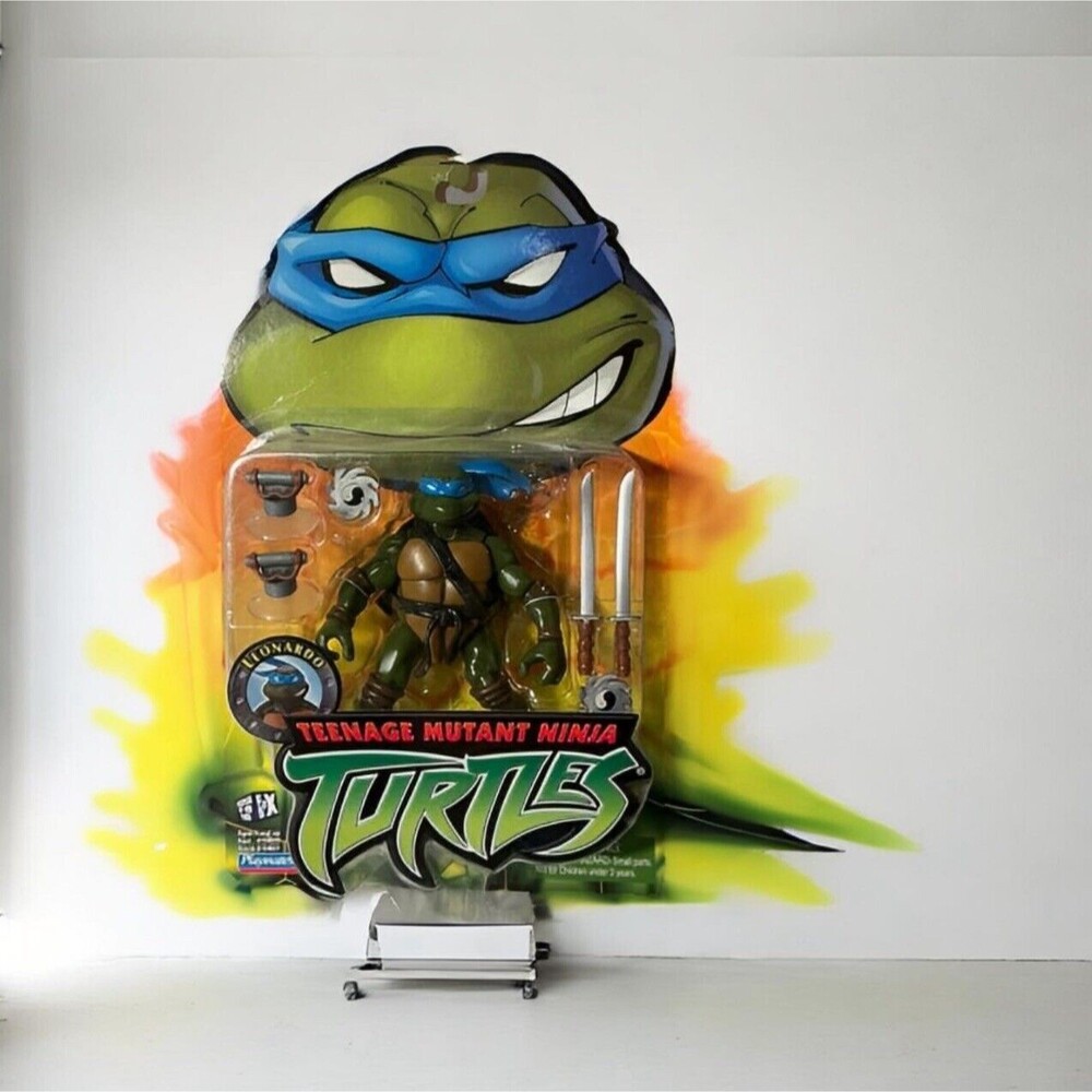 TMNT Leonardo (Playmates: Teenage Mutant Ninja Turtles) 2002 NEW